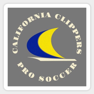 Defunct California Clippers NPSL Soccer 1967 Sticker